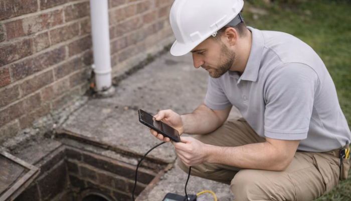 Scheduled commercial drain maintenance service